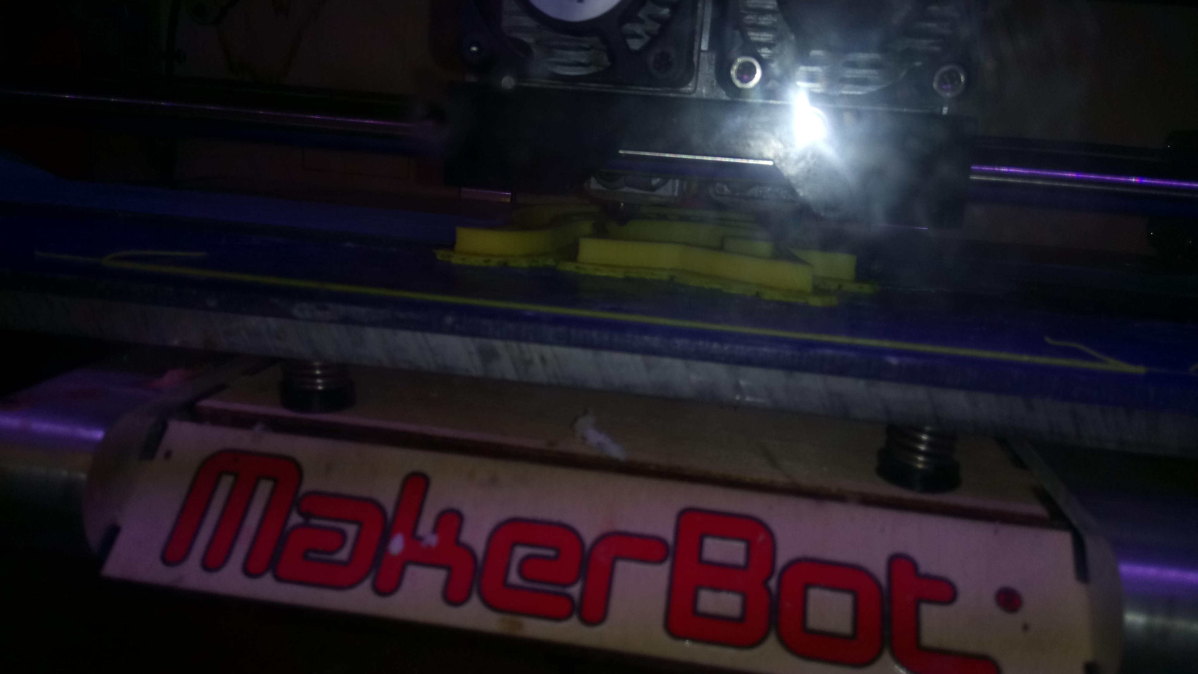 Thumbnail for File:Makerbot replicatior 3Dprinter working.JPG